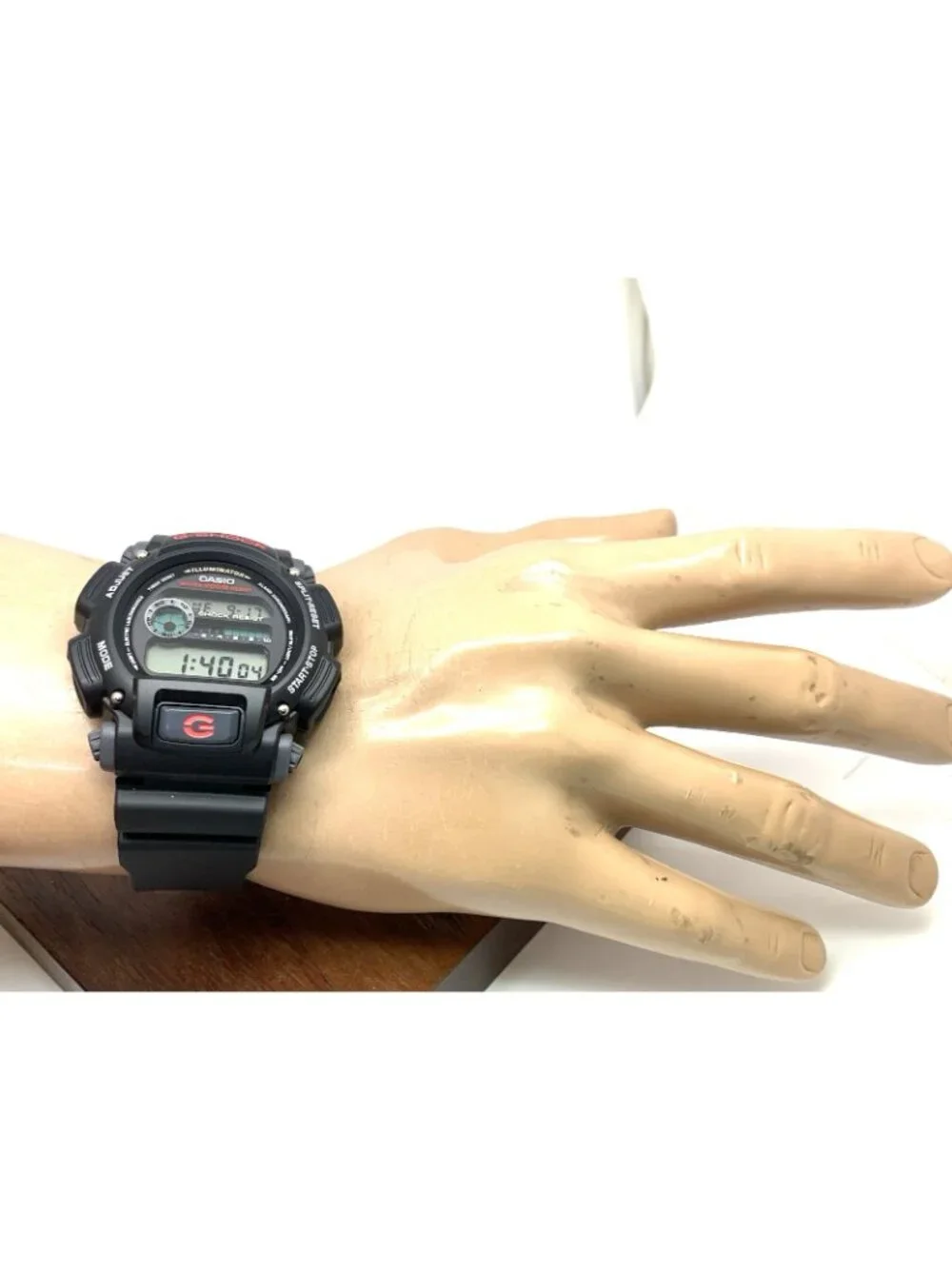 Casio Men's Watch G-Shock DW9052 Quartz Black Red Resin Digital 44mm 3232